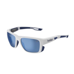 Sport Sunglasses Bollé AIRDRIFT Bílé Tmavě Blankyt | NWLJITB-52